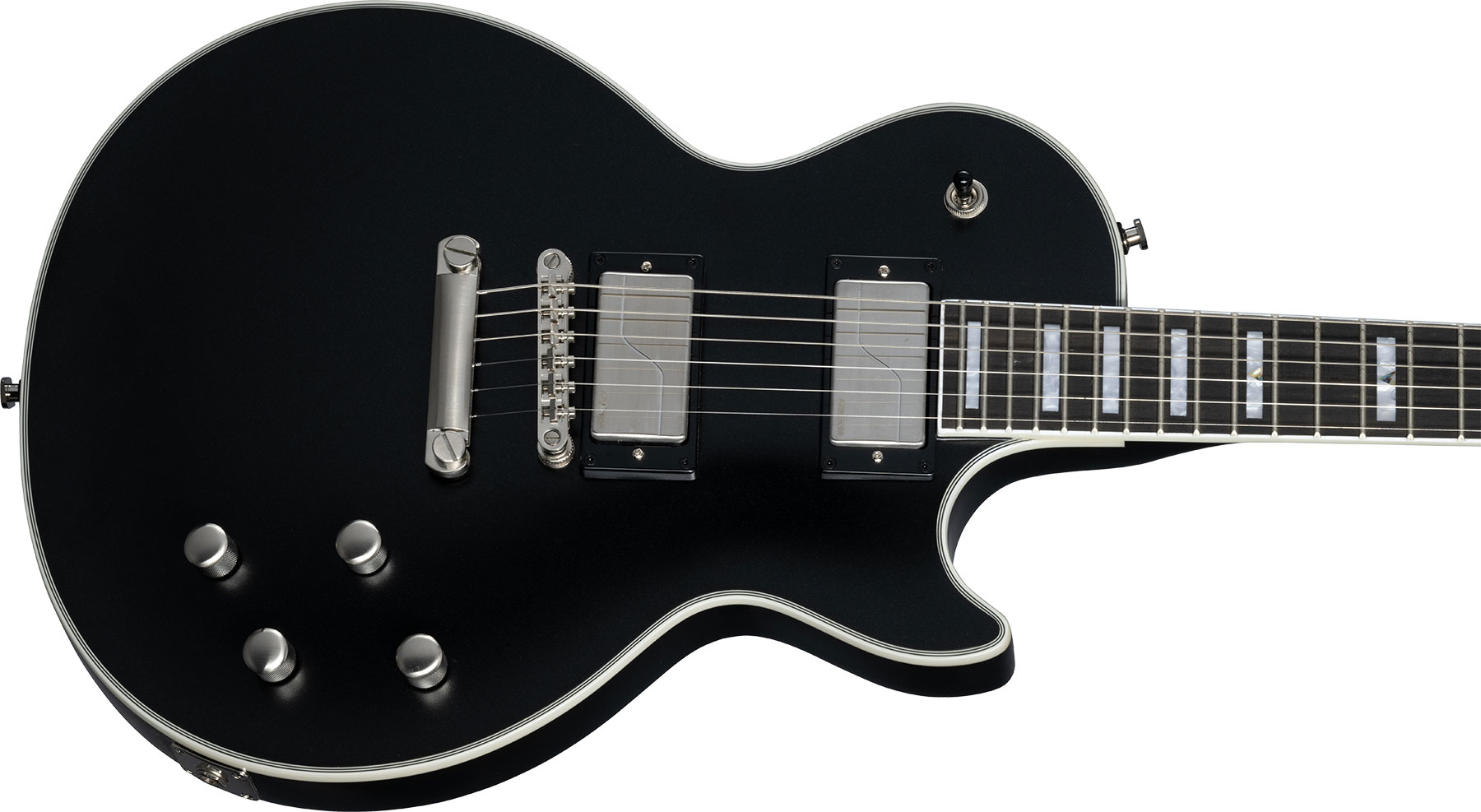 Epiphone Les Paul Prophecy Inspired By / Modern 2h Fishman Fluence Ht Eb - Aged Jet Black Metallic - Single-Cut-E-Gitarre - Variation 3
