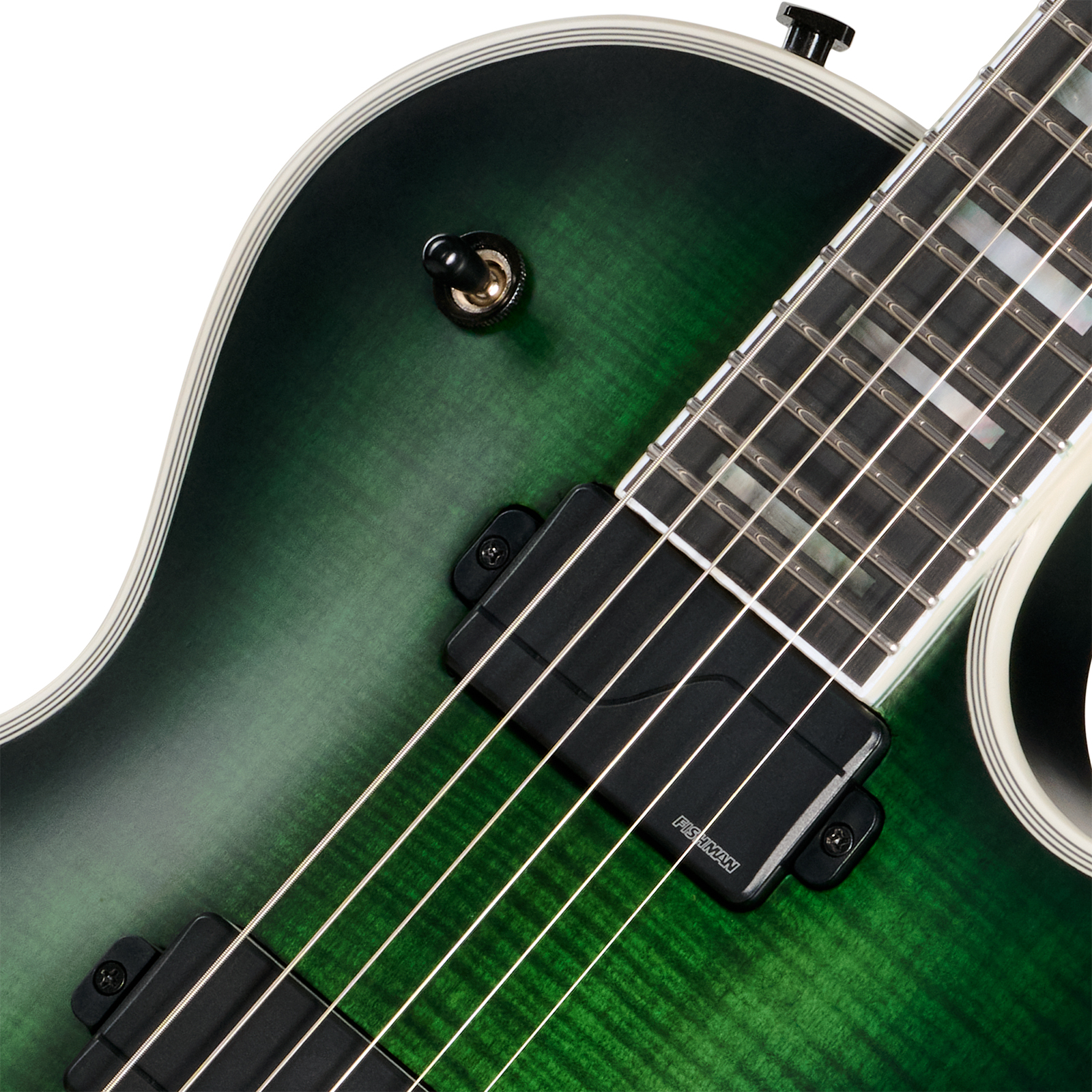 Epiphone Les Paul Prophecy Modern 2h Fishman Fluence Ht Eb - Forest Phantom Satin - Single-Cut-E-Gitarre - Variation 2