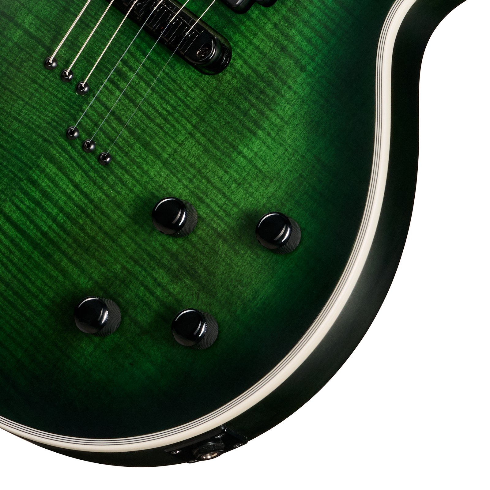 Epiphone Les Paul Prophecy Modern 2h Fishman Fluence Ht Eb - Forest Phantom Satin - Single-Cut-E-Gitarre - Variation 3