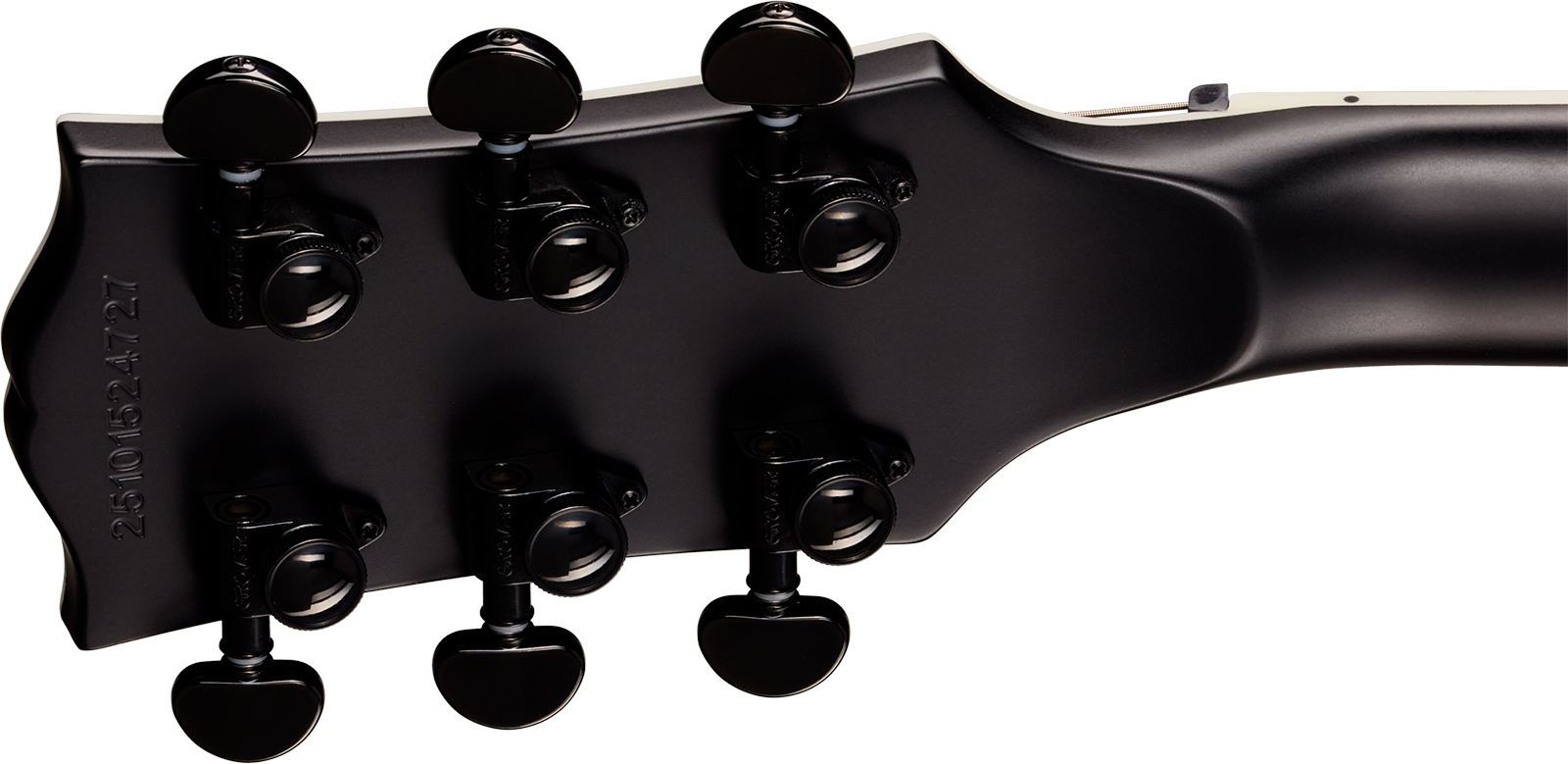 Epiphone Les Paul Prophecy Modern 2h Fishman Fluence Ht Eb - Obsidian Storm Satin - Single-Cut-E-Gitarre - Variation 5