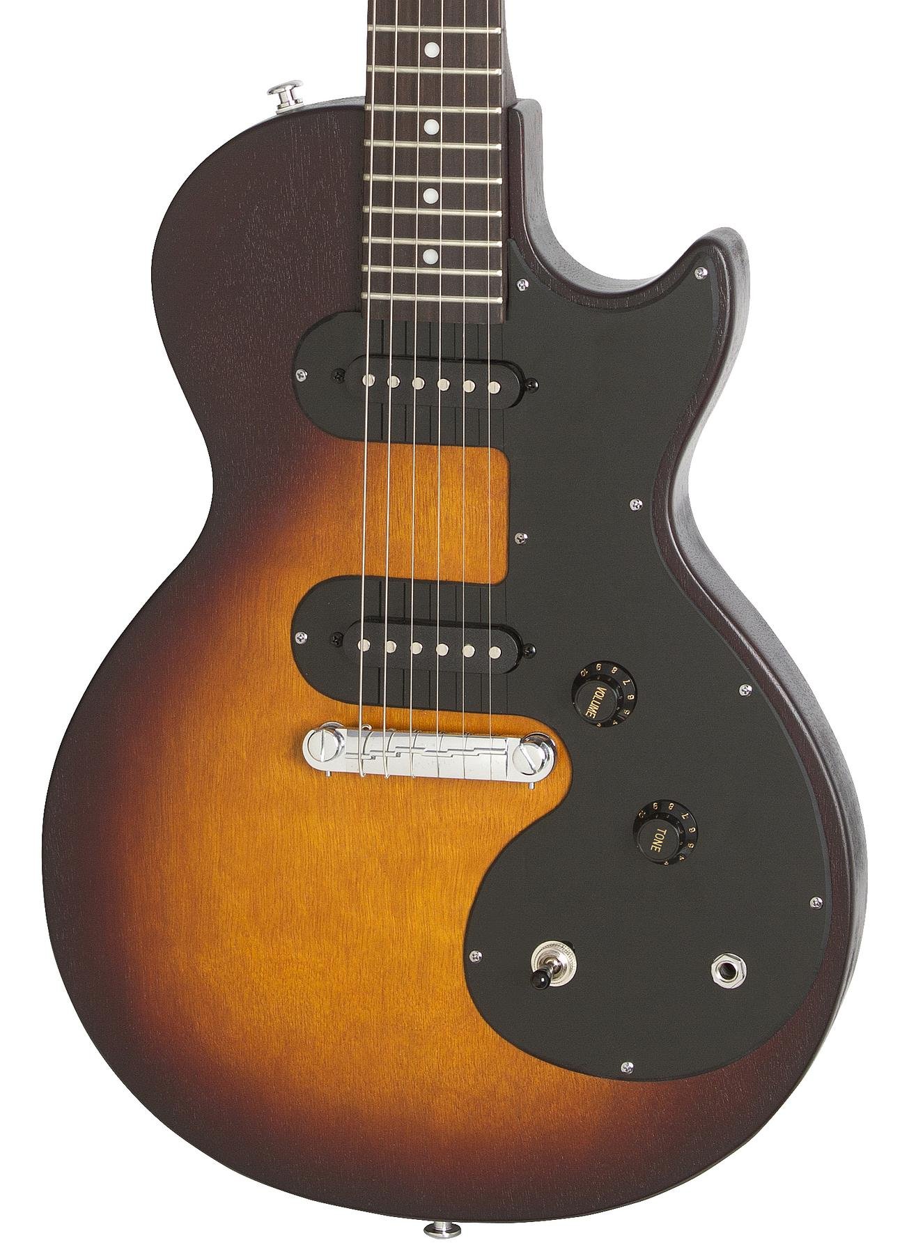 Epiphone Les Paul Melody Maker E1 2s Ht - Vintage Sunburst - Single-Cut-E-Gitarre - Variation 1