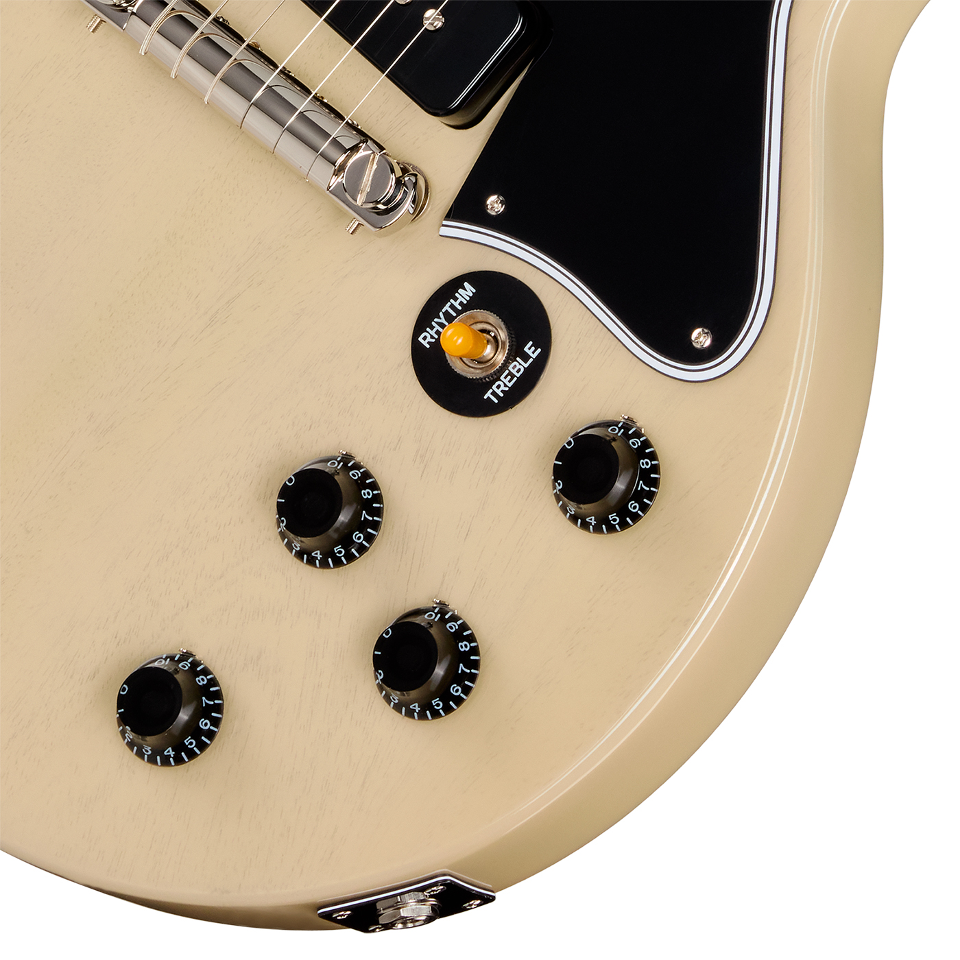 Epiphone Les Paul Special 1960 Dc Reissue Ibc 2s P90 Gibson Ht Rw - Tv White - Double Cut E-Gitarre - Variation 3