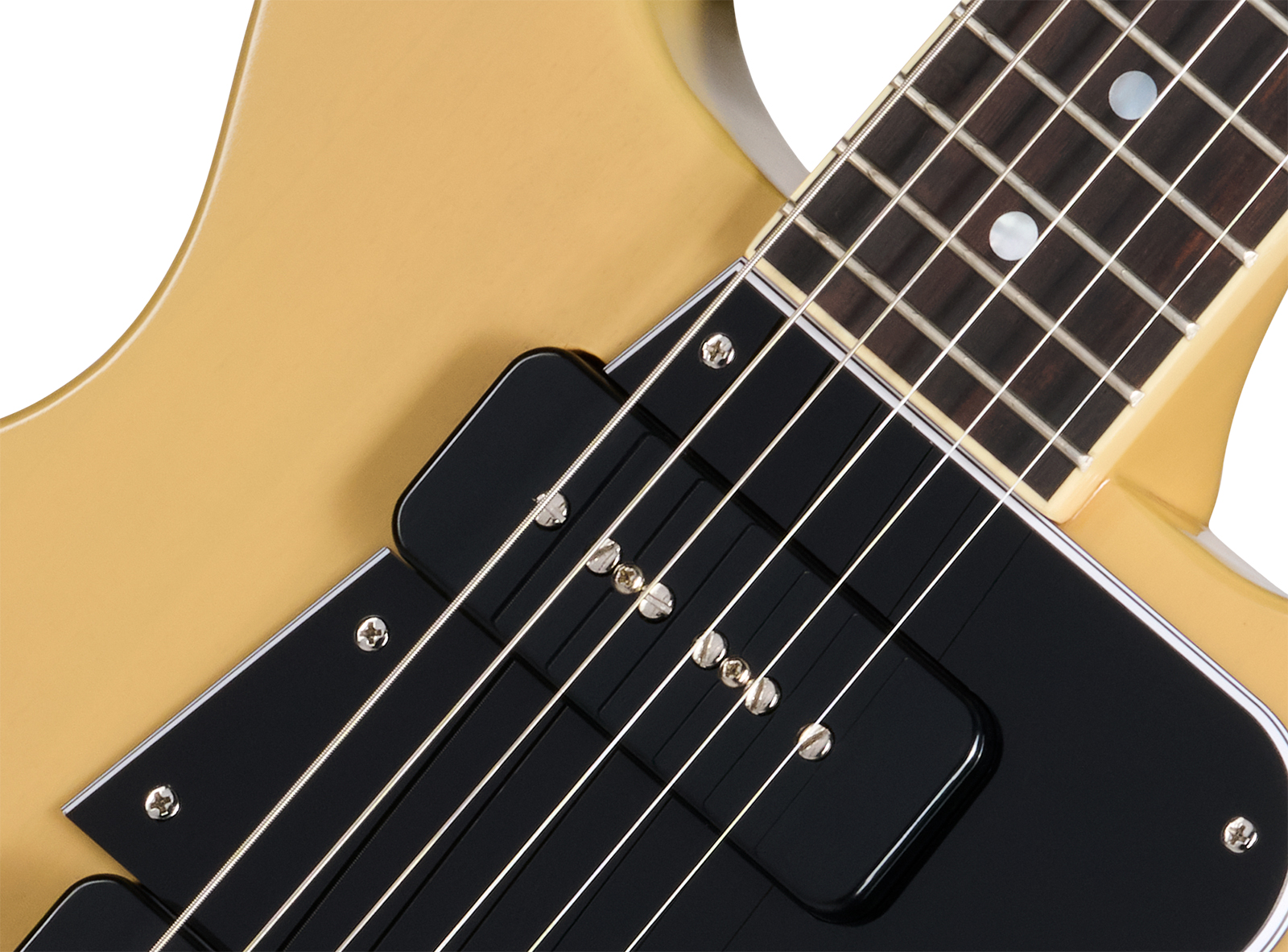 Epiphone Les Paul Special 1960 Dc Reissue Ins.by.g.c 2s P90 Gibson Ht Rw - Tv Yellow - Double Cut E-Gitarre - Variation 3