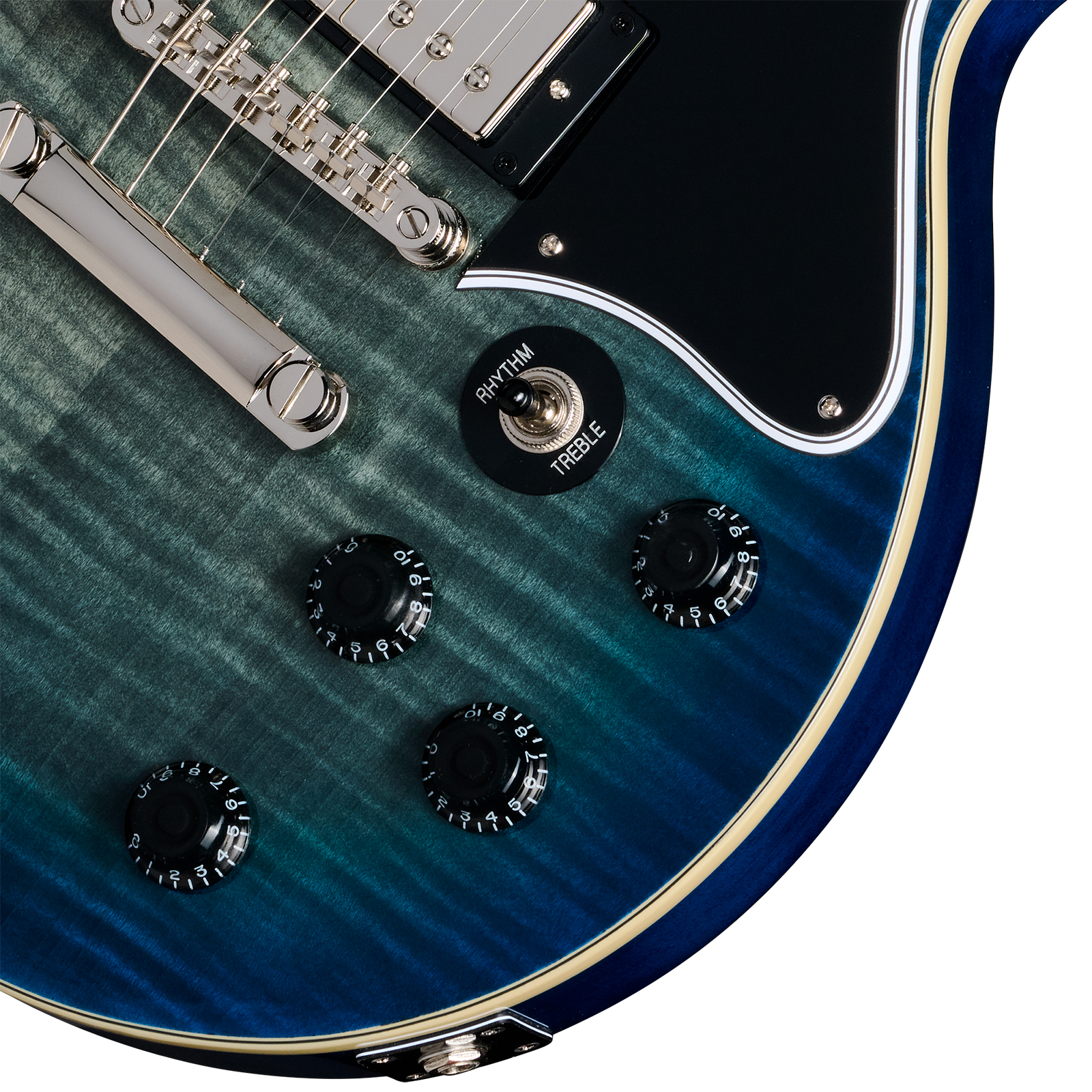 Epiphone Les Paul Special Double Cut Figured Ibg Dc 2h Ht Rw - Ocean Water - Double Cut E-Gitarre - Variation 3