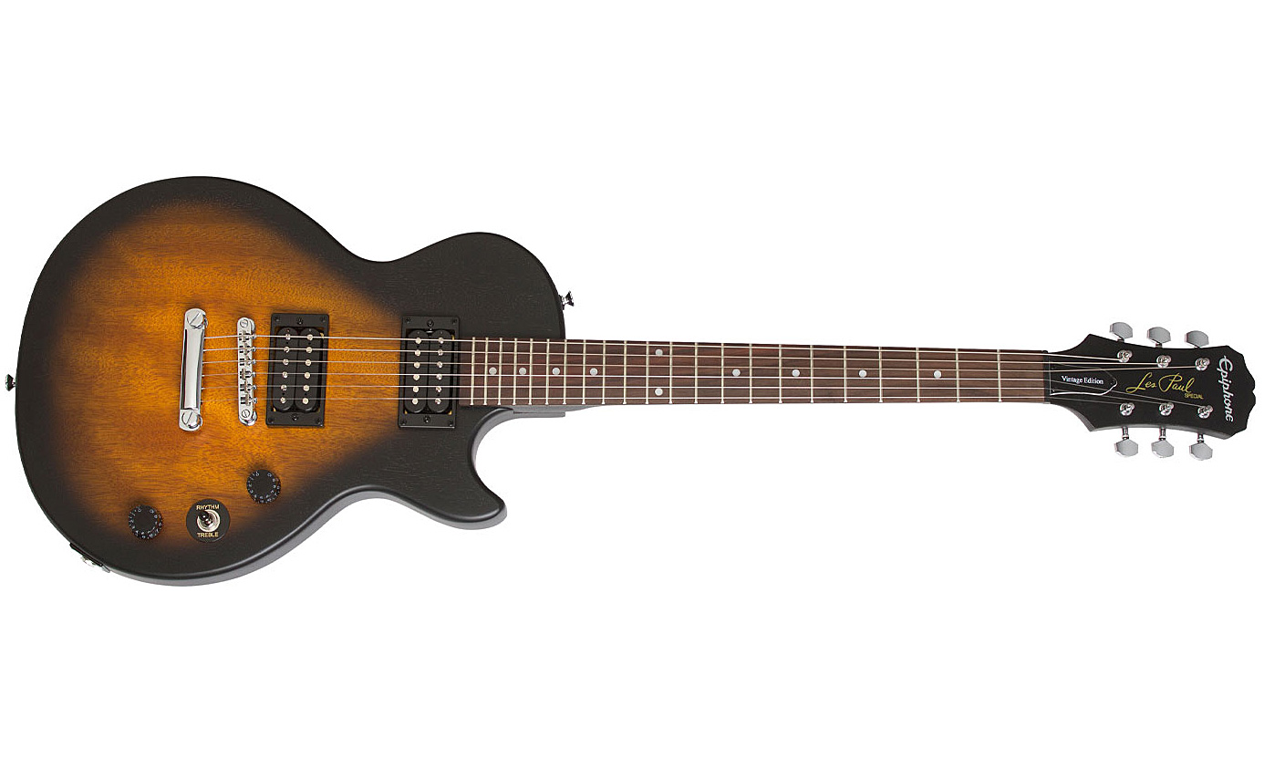 Epiphone Les Paul Special Ve 2016 - Vintage Worn Vintage Sunburst - Single-Cut-E-Gitarre - Variation 1