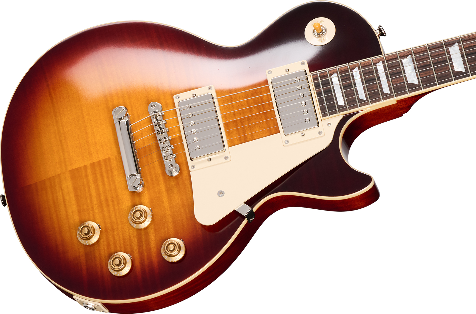 Epiphone Les Paul Standard 1959 Reissue I.b.g.c  2h Gibson Ht Rw - Washed Bourbon Burst - Single-Cut-E-Gitarre - Variation 3