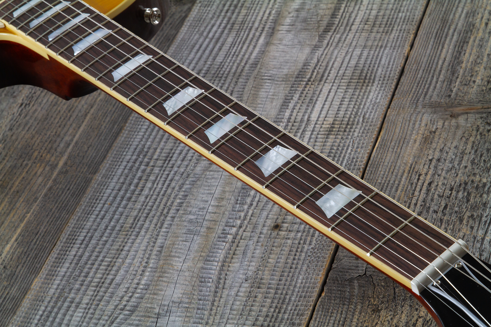 Epiphone Les Paul Standard 1959 Reissue Igc 2h Gibson Ht Rw - Lemon Burst - Single-Cut-E-Gitarre - Variation 9