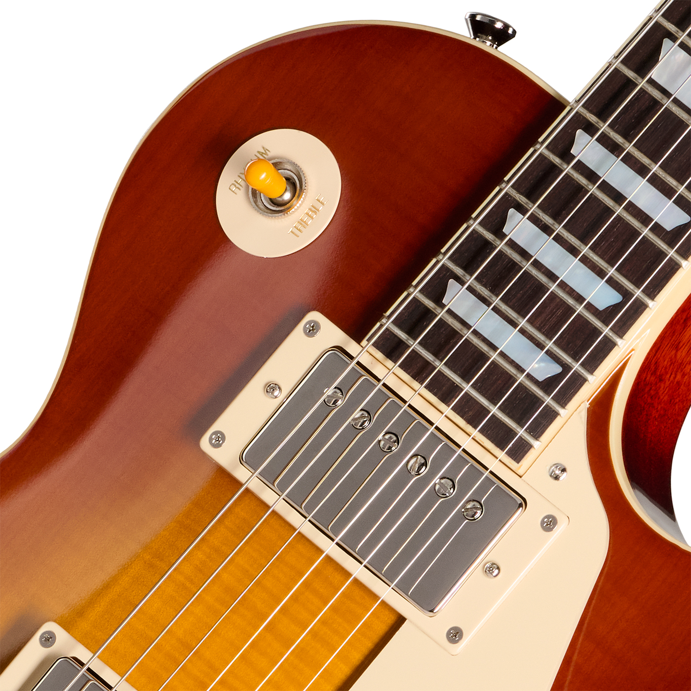 Epiphone Les Paul Standard 1959 Reissue Igc 2h Gibson Ht Rw - Golden Poppy Burst - Single-Cut-E-Gitarre - Variation 2