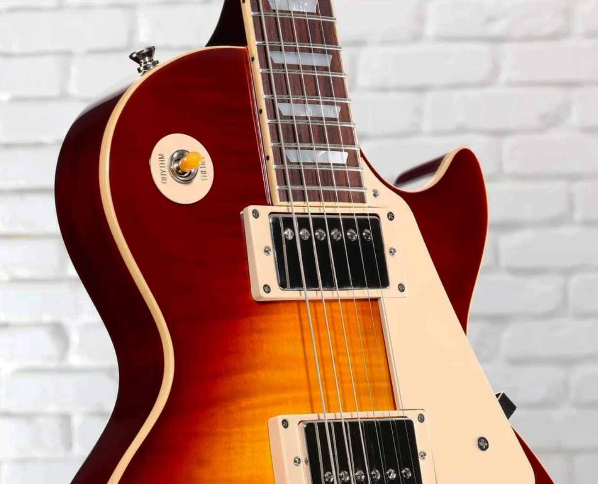 Epiphone Les Paul Standard 1959 Reissue Igc 2h Gibson Ht Rw - Royal Teaburst - Single-Cut-E-Gitarre - Variation 3