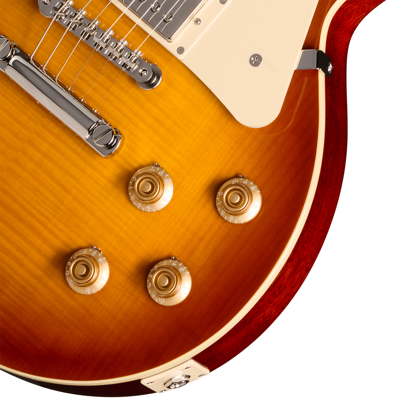 Epiphone Les Paul Standard 1959 Reissue Igc 2h Gibson Ht Rw - Golden Poppy Burst - Single-Cut-E-Gitarre - Variation 3
