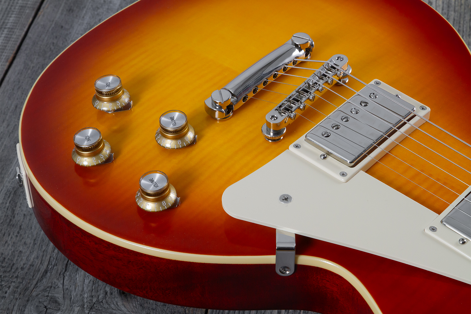Epiphone Les Paul Standard 1960 Reissue Igc 2h Gibson Ht Rw - Tangerine Burst - Single-Cut-E-Gitarre - Variation 9