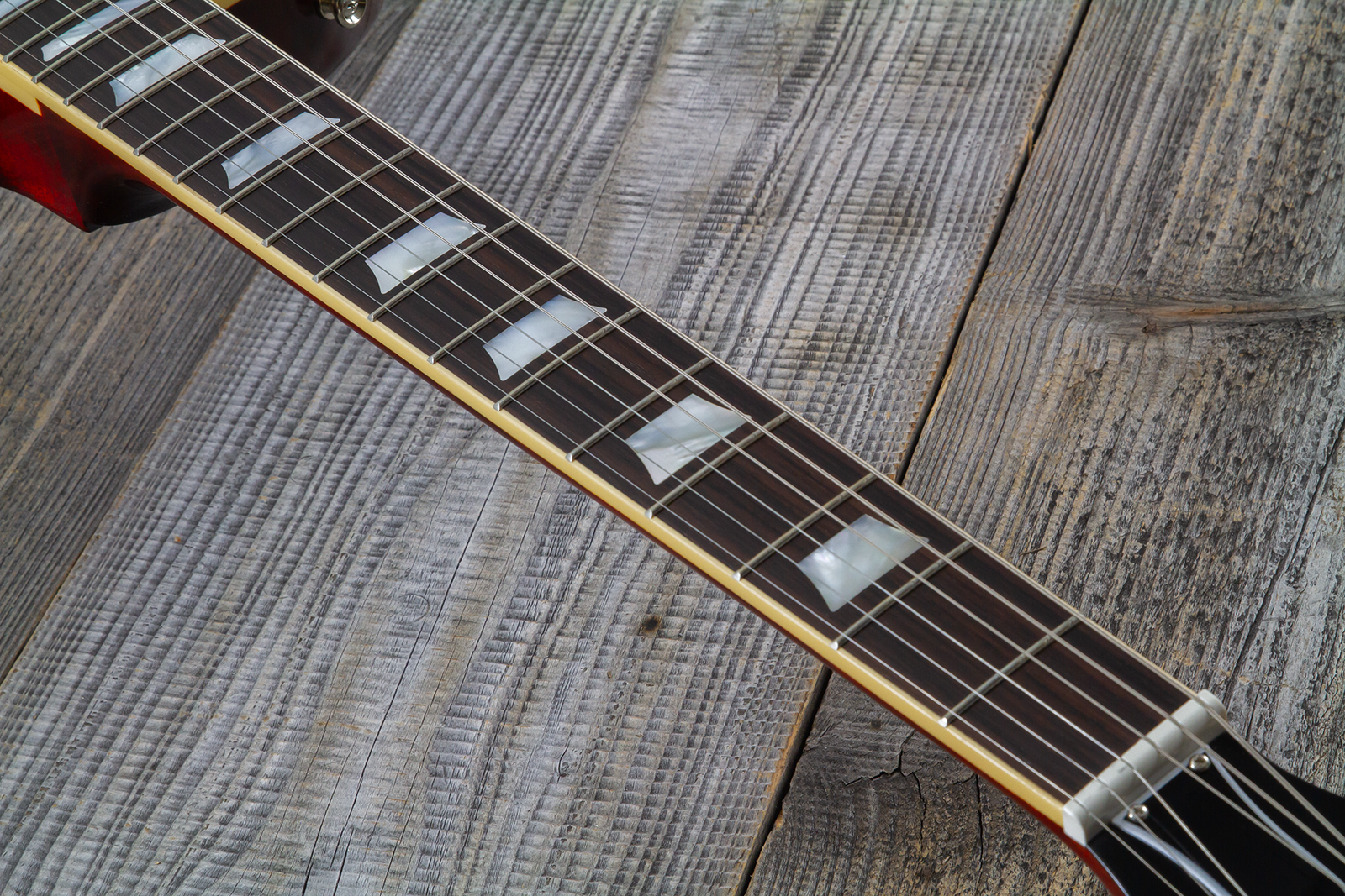 Epiphone Les Paul Standard 1960 Reissue Igc 2h Gibson Ht Rw - Tangerine Burst - Single-Cut-E-Gitarre - Variation 11