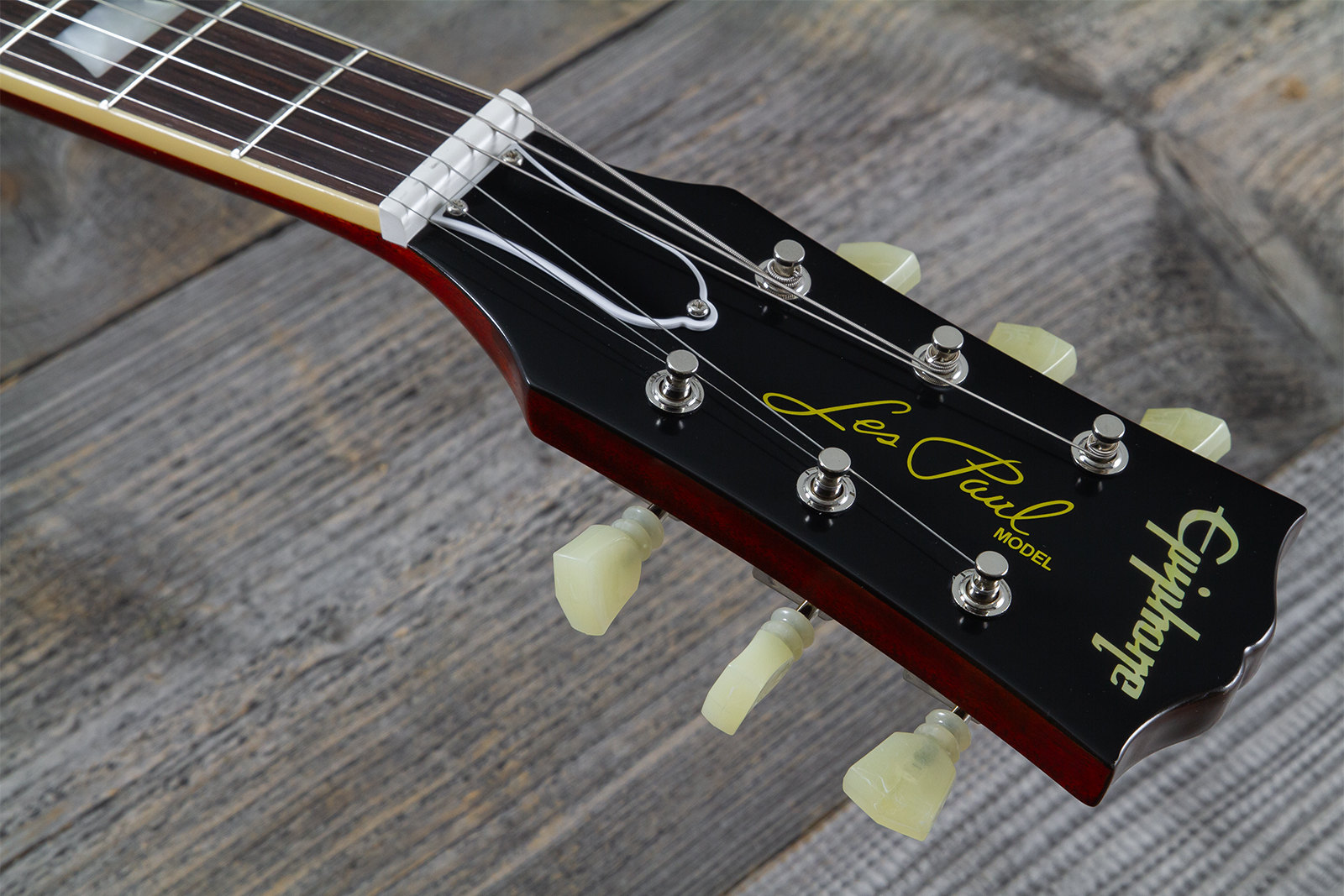 Epiphone Les Paul Standard 1960 Reissue Igc 2h Gibson Ht Rw - Tangerine Burst - Single-Cut-E-Gitarre - Variation 12