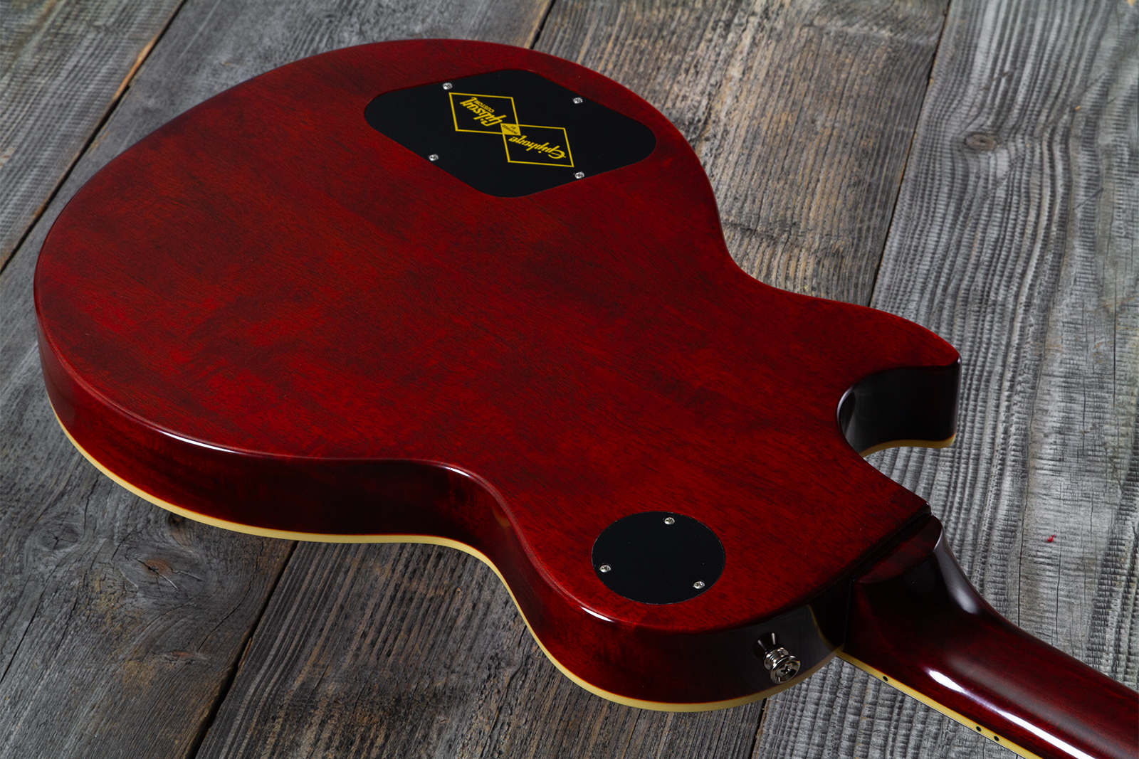 Epiphone Les Paul Standard 1960 Reissue Igc 2h Gibson Ht Rw - Tangerine Burst - Single-Cut-E-Gitarre - Variation 13