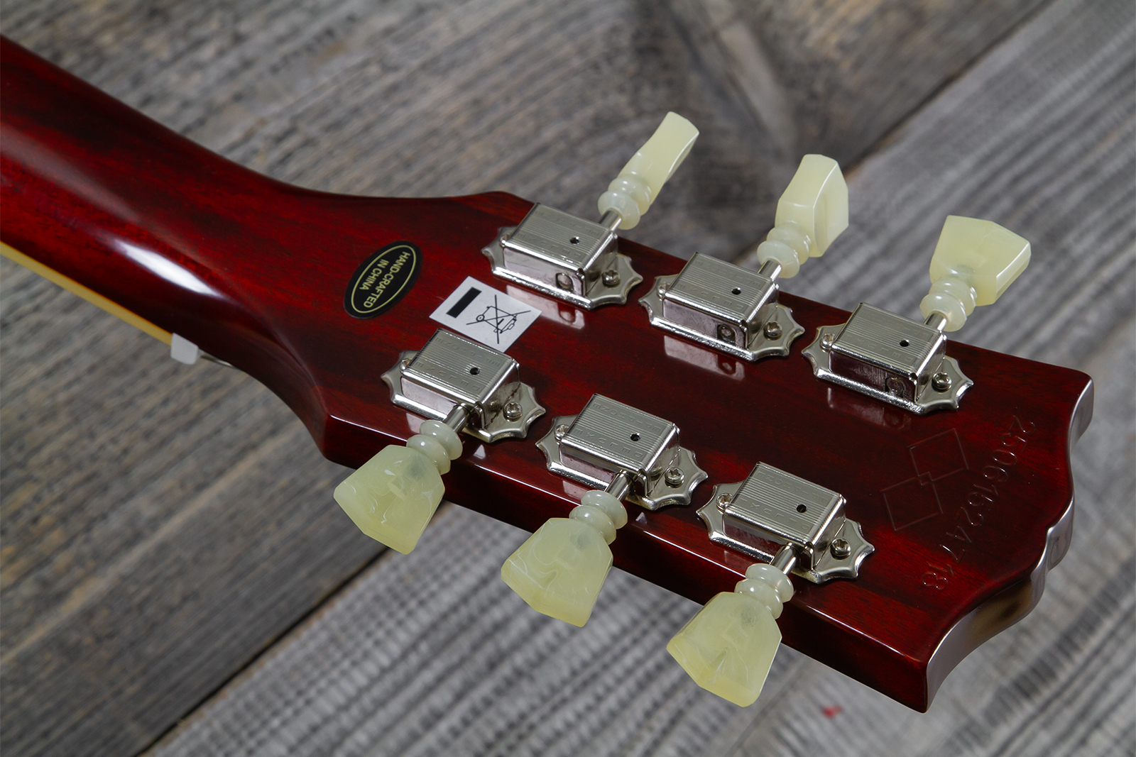 Epiphone Les Paul Standard 1960 Reissue Igc 2h Gibson Ht Rw - Tangerine Burst - Single-Cut-E-Gitarre - Variation 14