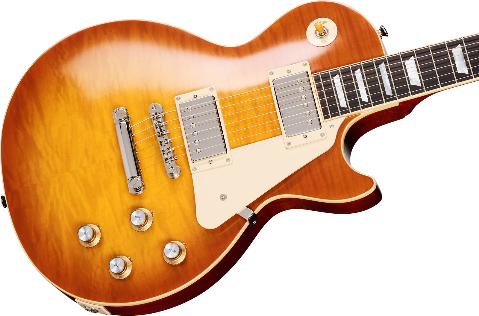 Epiphone Les Paul Standard 1960 Reissue Ins.by.g.c 2h Gibson Ht Rw - Iced Tea Burst - Single-Cut-E-Gitarre - Variation 3
