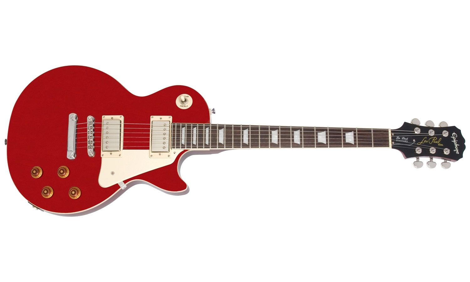 Epiphone Les Paul Standard Ch - Cardinal Red - Single-Cut-E-Gitarre - Variation 1