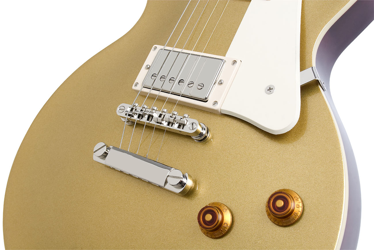 Epiphone Les Paul Standard Hh Ht Pf - Metallic Gold - Single-Cut-E-Gitarre - Variation 2