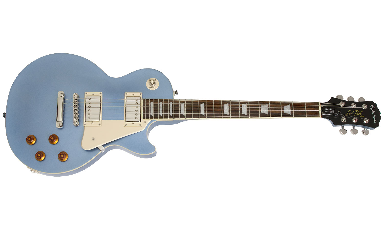 Epiphone Les Paul Standard Hh Ht Pf - Pelham Blue - Single-Cut-E-Gitarre - Variation 1