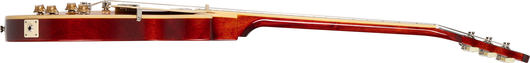 Epiphone Les Paul Standard 50s Figured Insp. By Gibson 2h Ht Lau - Washed Cherry Sunburst - Single-Cut-E-Gitarre - Variation 2