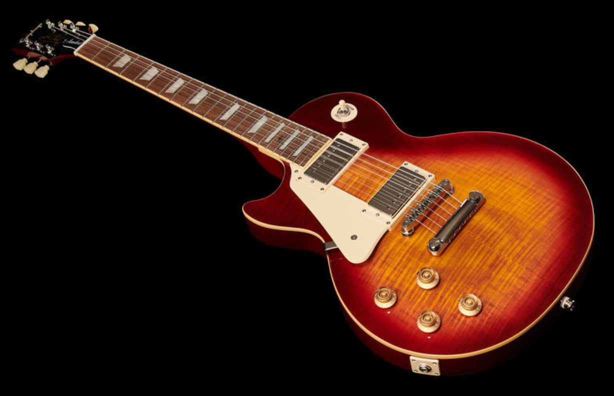 Epiphone Les Paul Standard 50s Gaucher 2h Ht Rw - Heritage Cherry Sunburst - E-Gitarre für Linkshänder - Variation 1