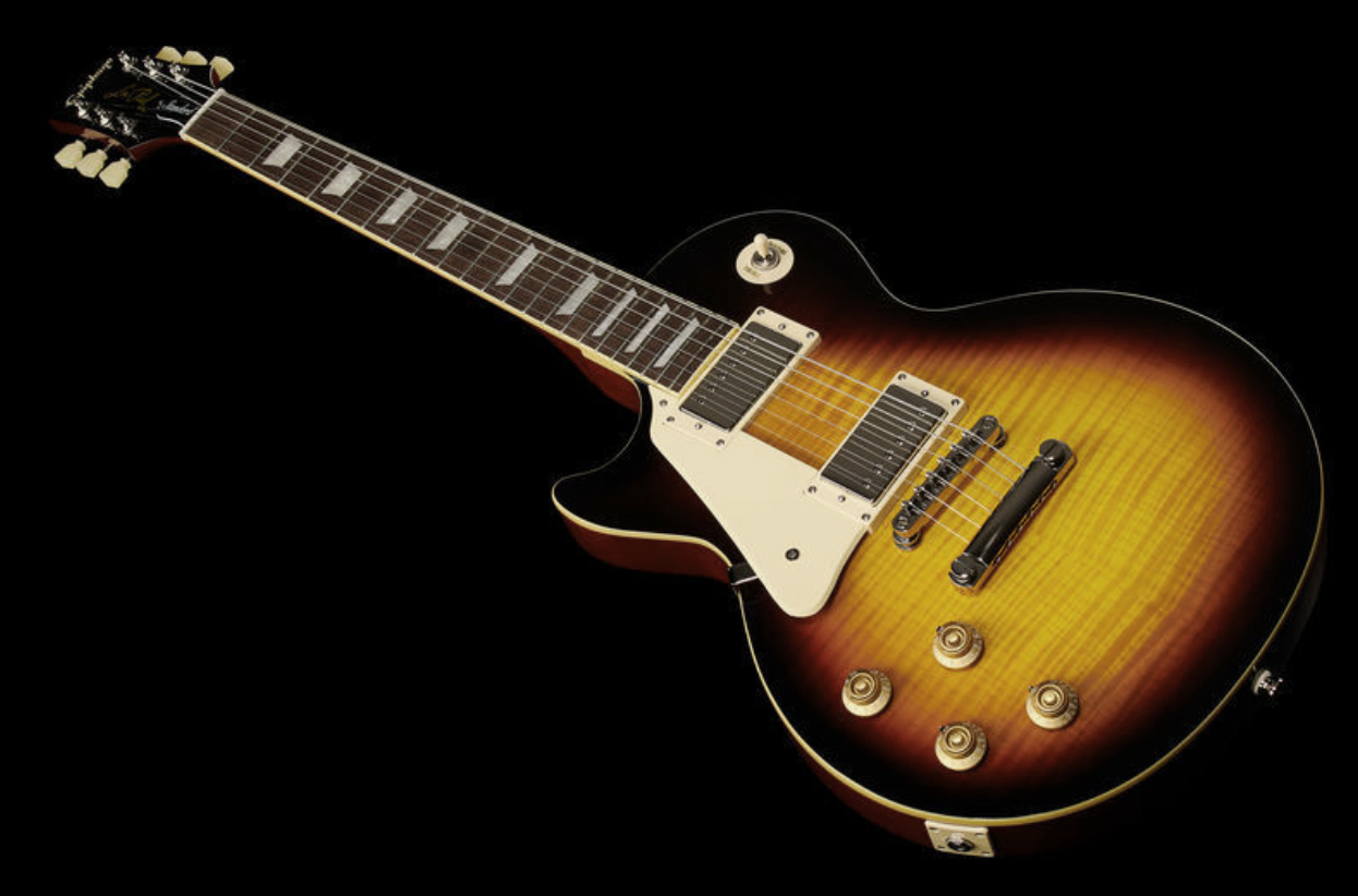 Epiphone Les Paul Standard 50s Lh Gaucher 2h Ht Rw - Vintage Sunburst - E-Gitarre für Linkshänder - Variation 2