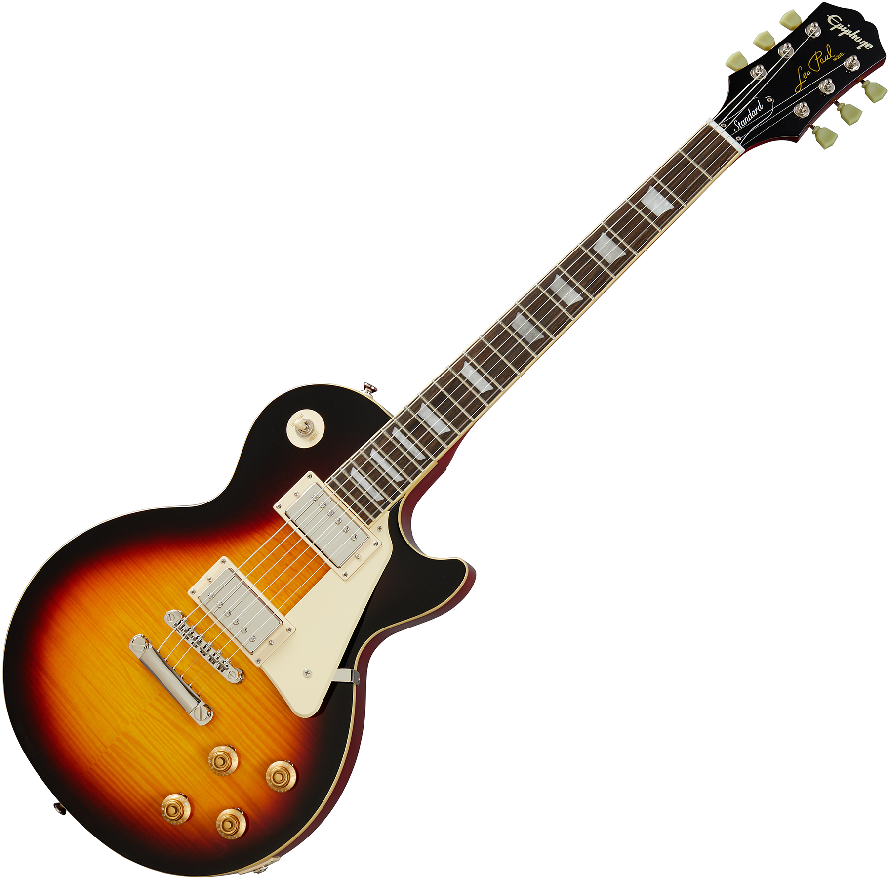 Epiphone Les Paul Standard 50s 2h Ht Rw - Vintage Sunburst - Single-Cut-E-Gitarre - Variation 1