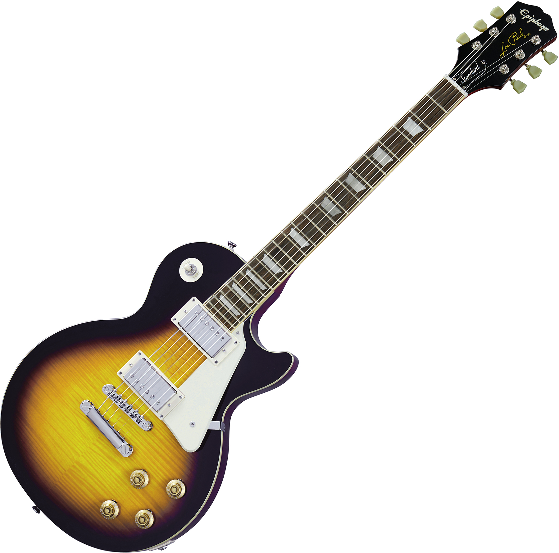 Epiphone Les Paul Standard 50s 2h Ht Rw - Vintage Sunburst - Single-Cut-E-Gitarre - Variation 3