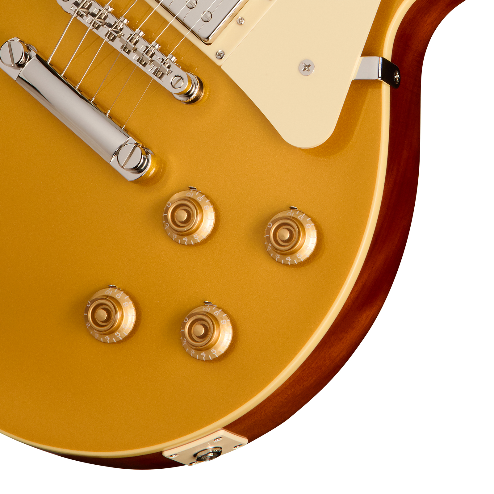 Epiphone Les Paul Standard 50s Ibg Original 2h Ht Rw - Goldtop - Single-Cut-E-Gitarre - Variation 3