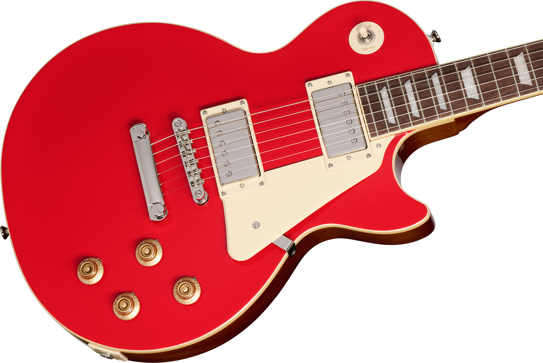 Epiphone Les Paul Standard 50s Insp. By Gibson 2h Ht Lau - Cardinal Red - Single-Cut-E-Gitarre - Variation 3