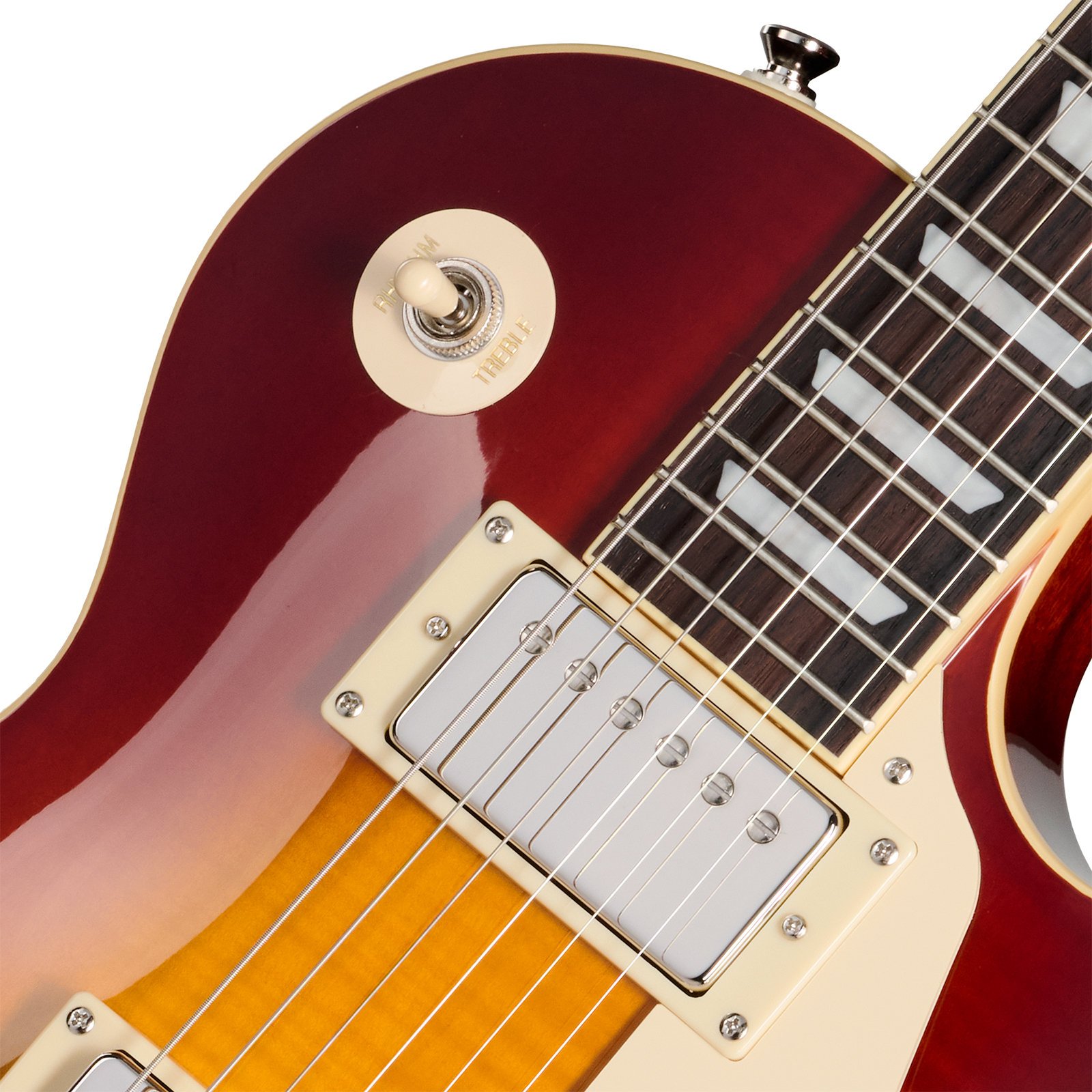 Epiphone Les Paul Standard 60s Figured Ibg Original 2h Ht Rw - Single-Cut-E-Gitarre - Variation 2