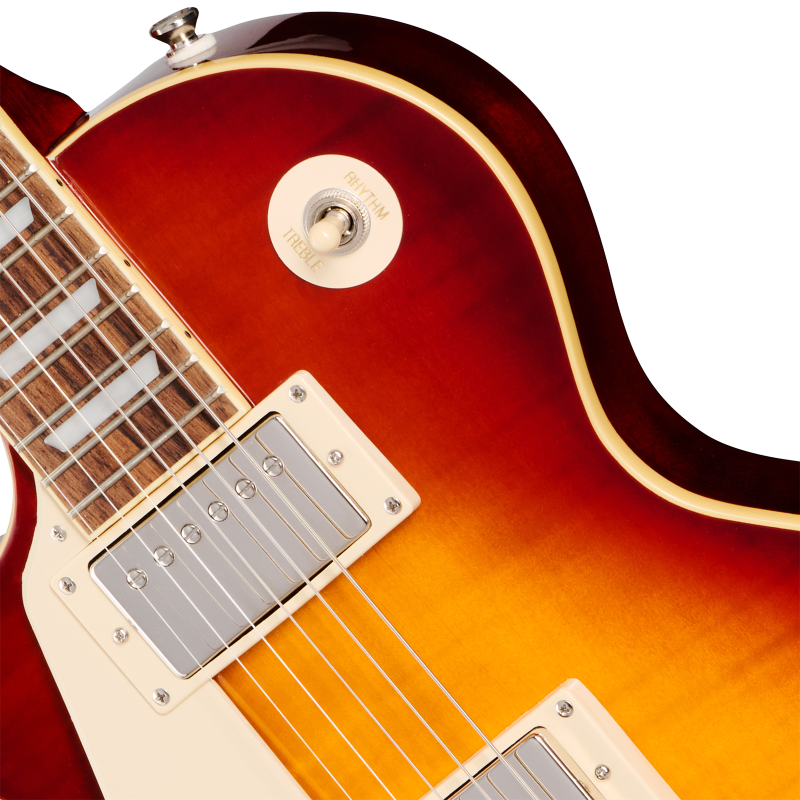 Epiphone Les Paul Standard 60s Figured Lh Ibg Original Gaucher 2h Ht Rw - Ice Tea Burst - Single-Cut-E-Gitarre - Variation 2