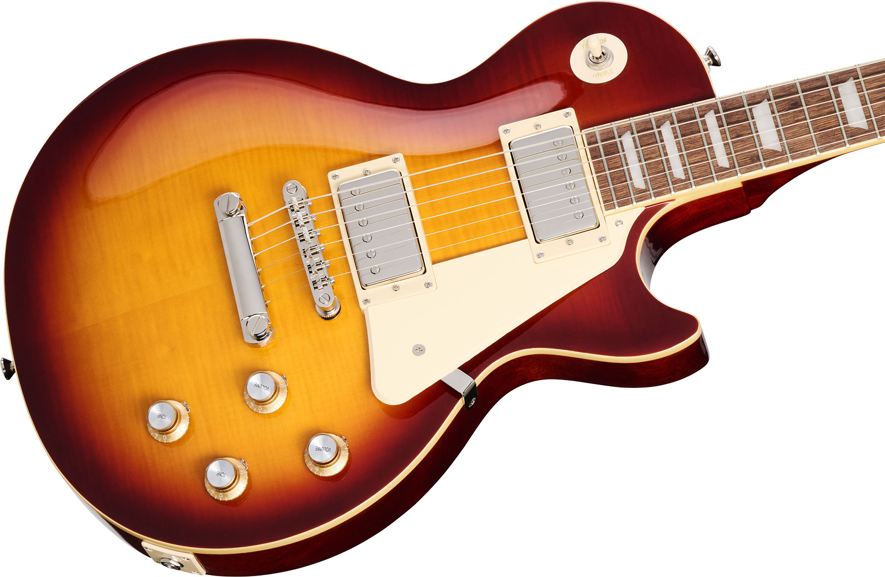 Epiphone Les Paul Standard 60s Figured Lh Insp. By Gibson Gaucher 2h Ht Lau - Iced Tea Burst - Single-Cut-E-Gitarre - Variation 3