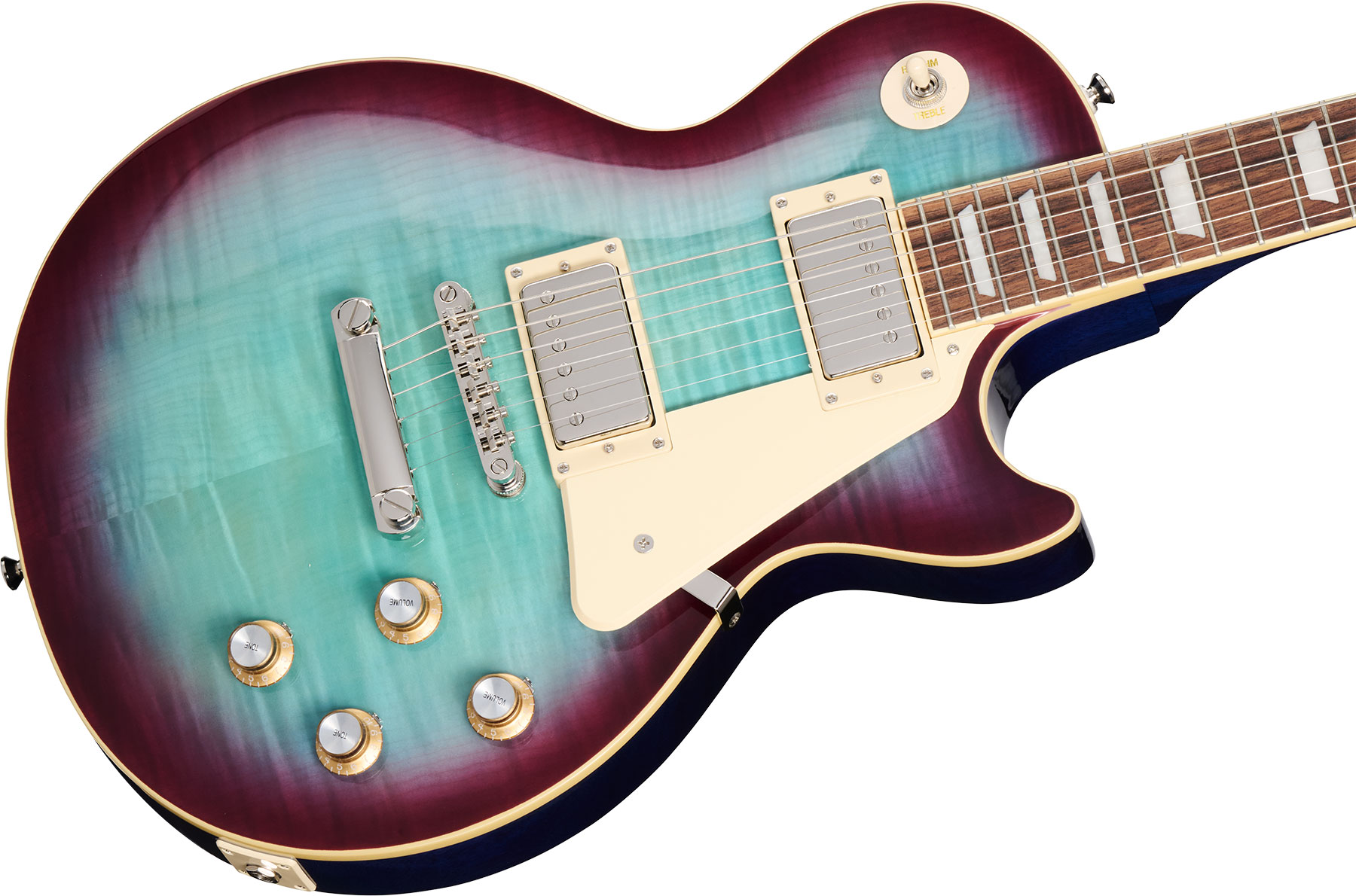 Epiphone Les Paul Standard 60s Figured Insp. By Gibson 2h Ht Lau - Blueberry Burst - Single-Cut-E-Gitarre - Variation 3