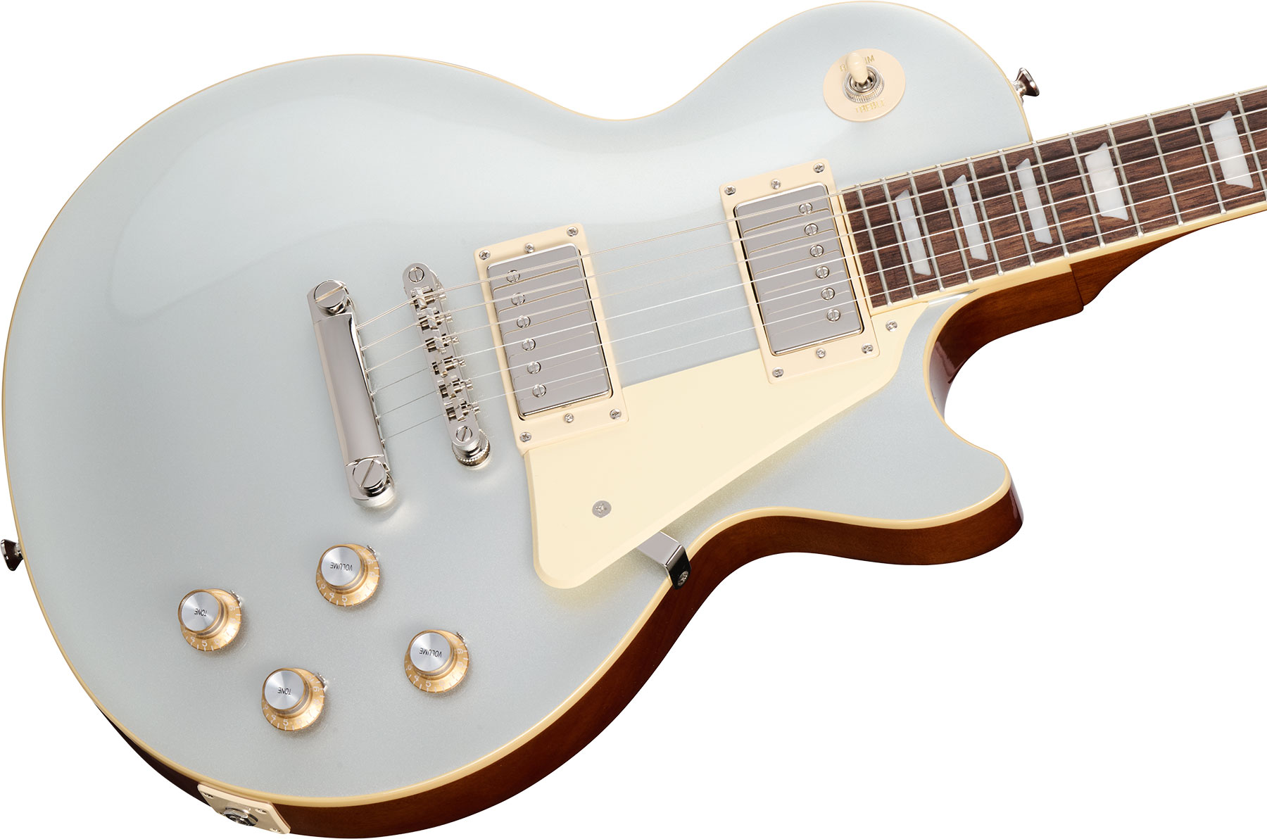 Epiphone Les Paul Standard 60s Insp. By Gibson 2h Ht Lau - Silver Mist - Single-Cut-E-Gitarre - Variation 3