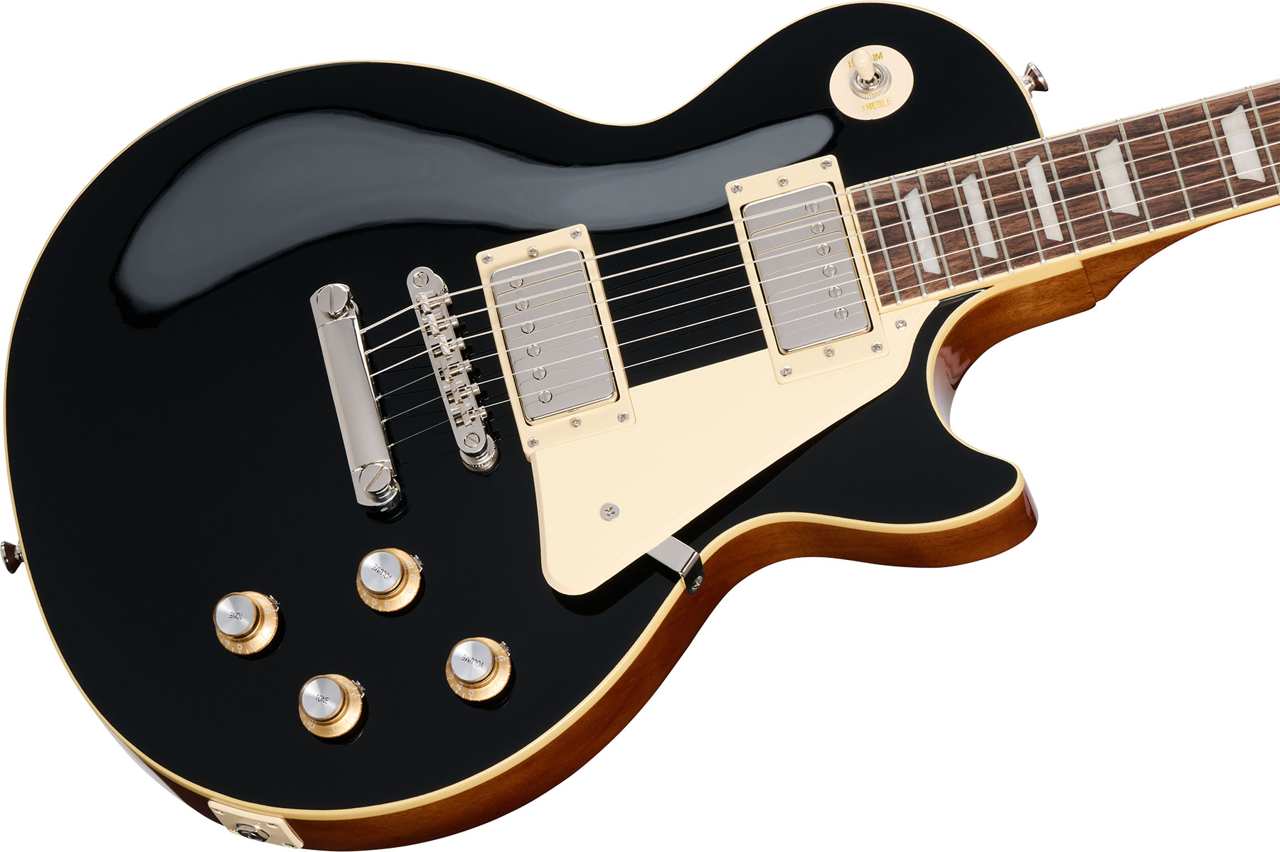 Epiphone Les Paul Standard 60s I.b.g Original 2h Ht Lau - Ebony - Single-Cut-E-Gitarre - Variation 3