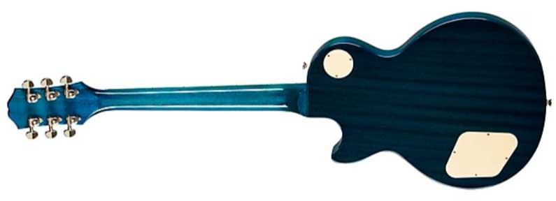 Epiphone Les Paul Standard 60s Quilt Top Ltd Ibg Original 2h Ht Lau - Translucent Blue - Single-Cut-E-Gitarre - Variation 2