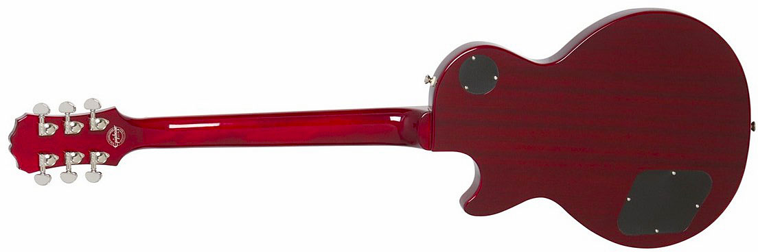 Epiphone Les Paul Standard Plus Top Pro Hh Ht Pf - Blood Orange - Single-Cut-E-Gitarre - Variation 1