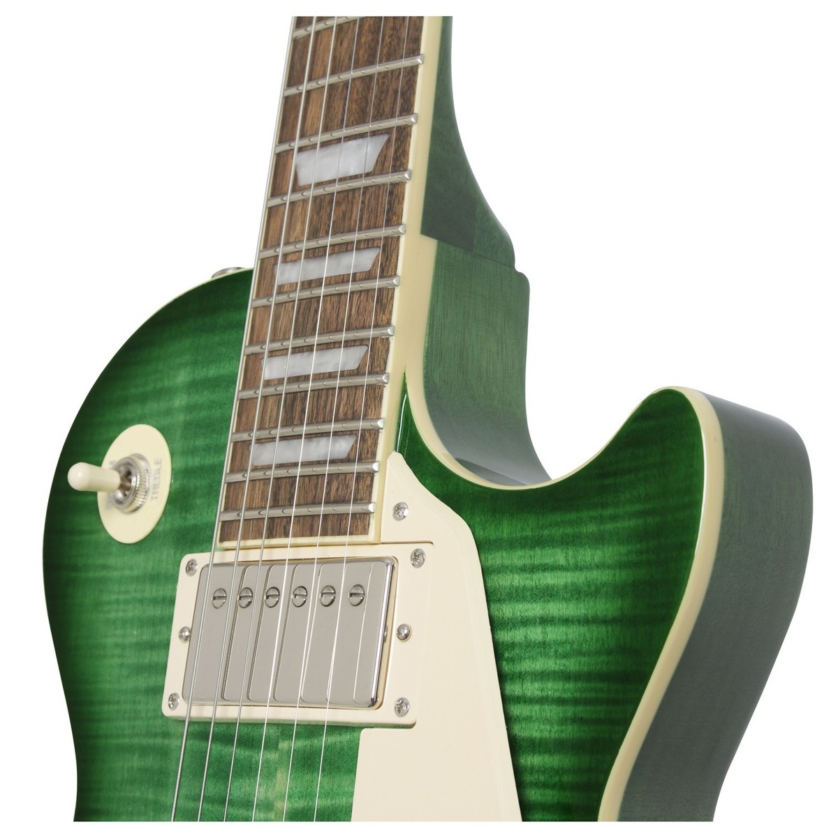 Epiphone Les Paul Standard Plus Top Pro 2018 Hh Ht Pf - Green Burst - Single-Cut-E-Gitarre - Variation 2