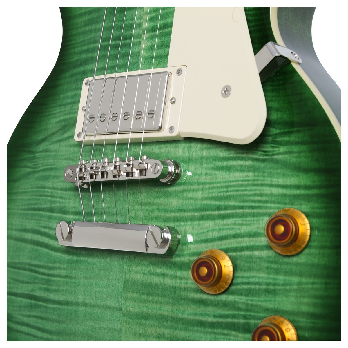 Epiphone Les Paul Standard Plus Top Pro 2018 Hh Ht Pf - Green Burst - Single-Cut-E-Gitarre - Variation 3