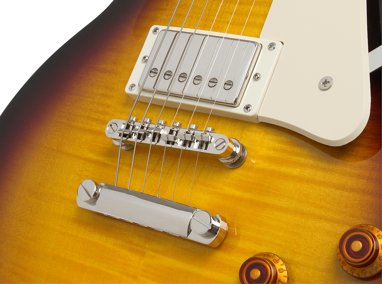 Epiphone Les Paul Standard Plus Top Pro Ch - Vintage Sunburst - Single-Cut-E-Gitarre - Variation 3