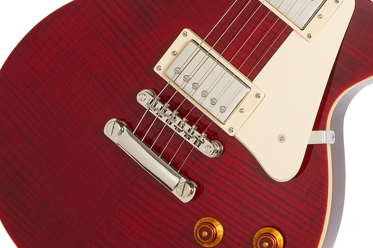 Epiphone Les Paul Standard Plus Top Pro Ch - Wine Red - Single-Cut-E-Gitarre - Variation 3