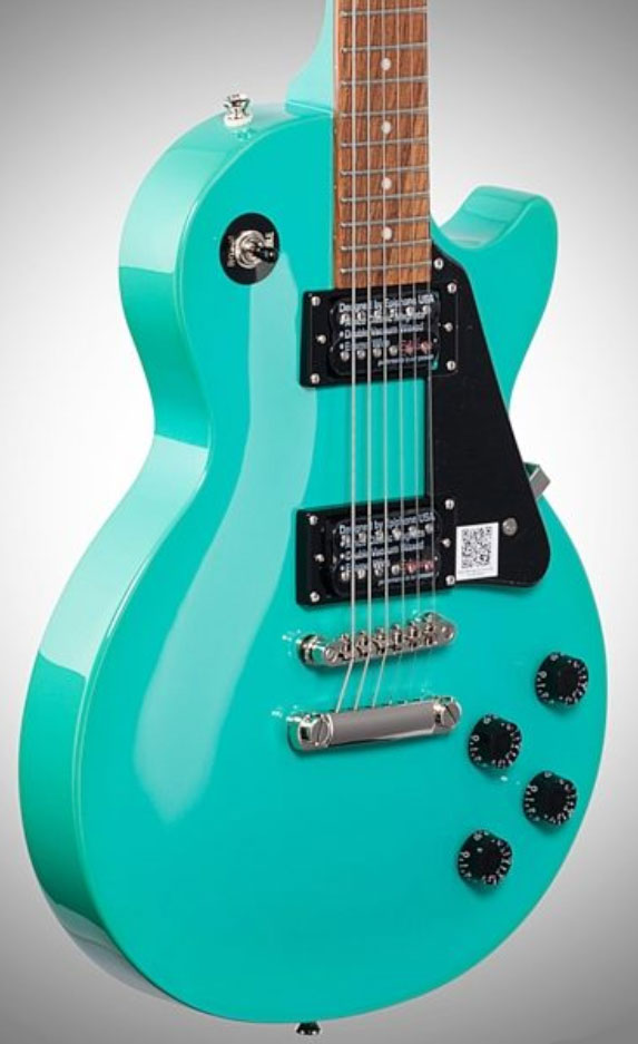 Epiphone Les Paul Studio Hh Ht Pf Ch - Turquoise - Single-Cut-E-Gitarre - Variation 2