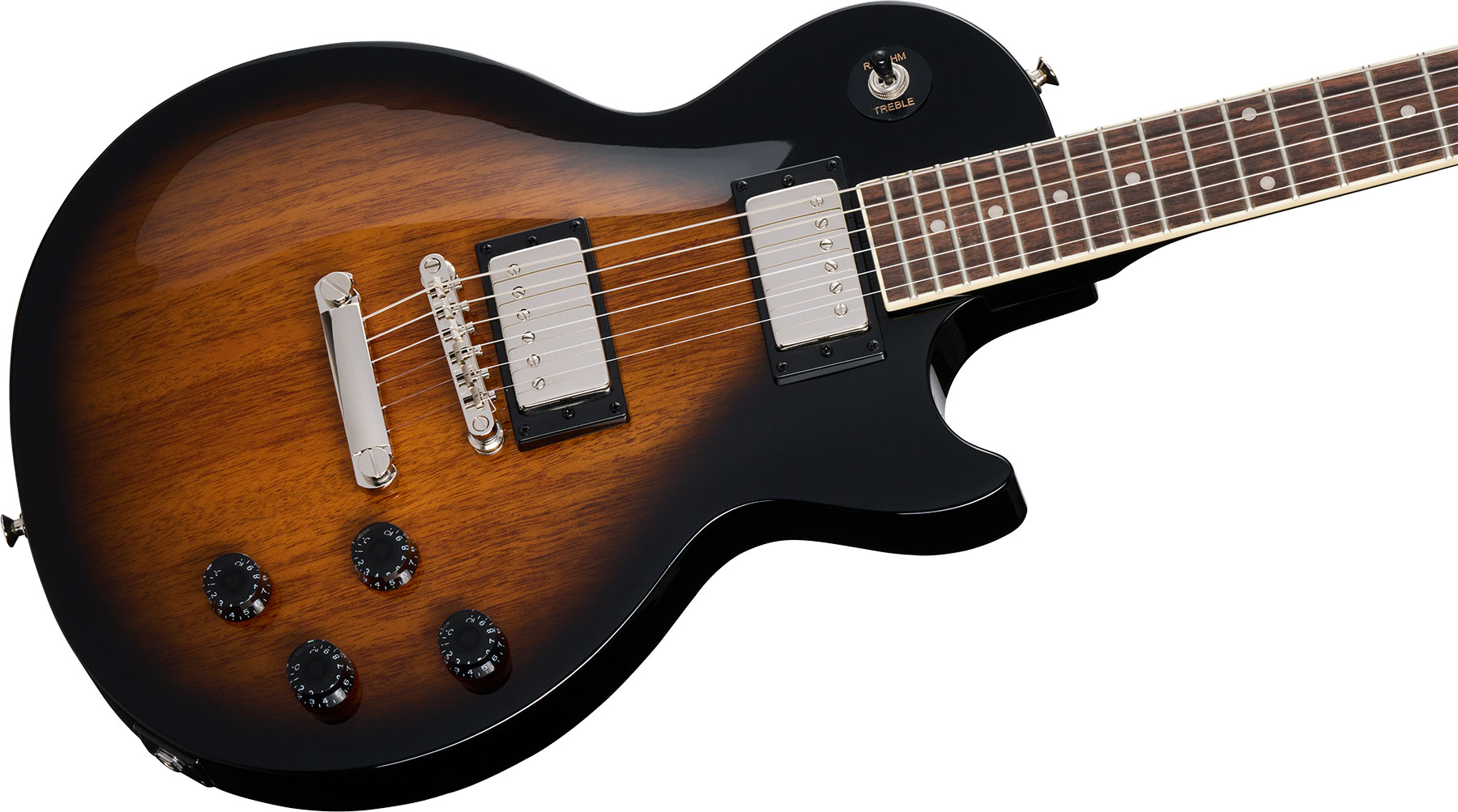 Epiphone Les Paul Tribute Inspired By / Modern 2h Ht Lau - Vintage Sunburst - Single-Cut-E-Gitarre - Variation 3
