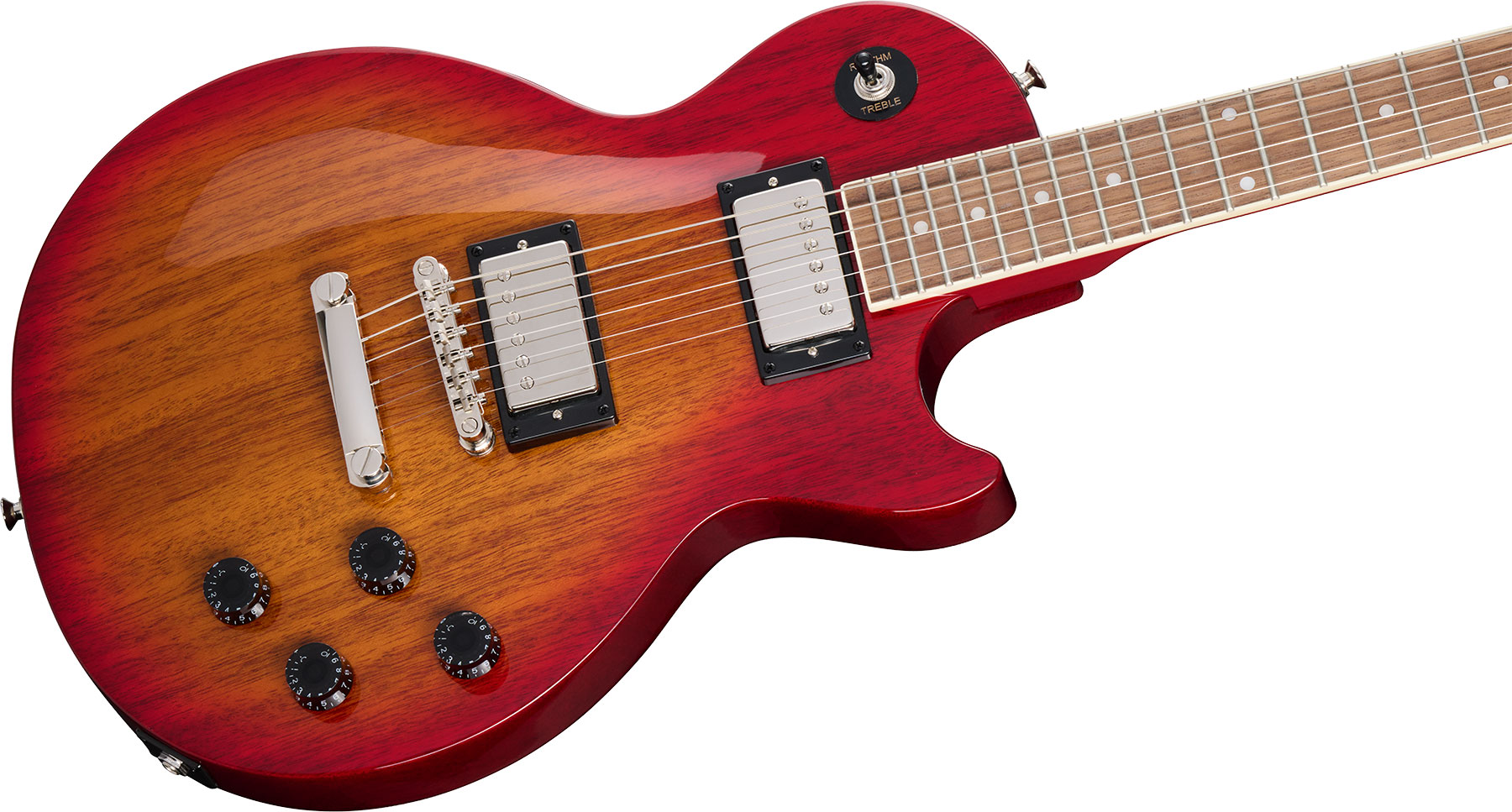 Epiphone Les Paul Tribute Inspired By / Modern 2h Ht Lau - Heritage Cherry Sunburst - Single-Cut-E-Gitarre - Variation 3