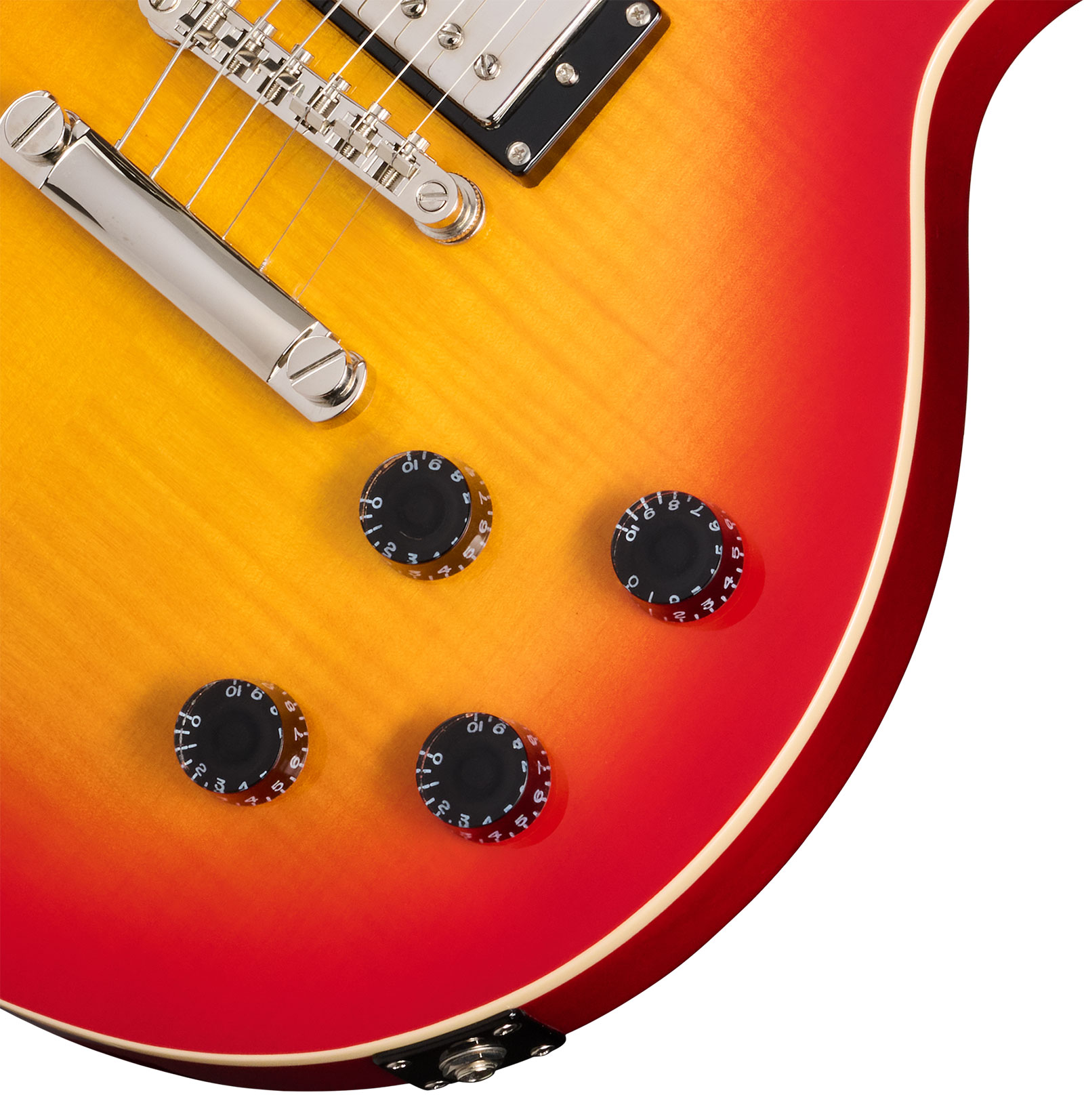 Epiphone Les Paul Tribute Plus Ibg 2h Ht Rw - Heritage Cherry Sunburst - Single-Cut-E-Gitarre - Variation 3