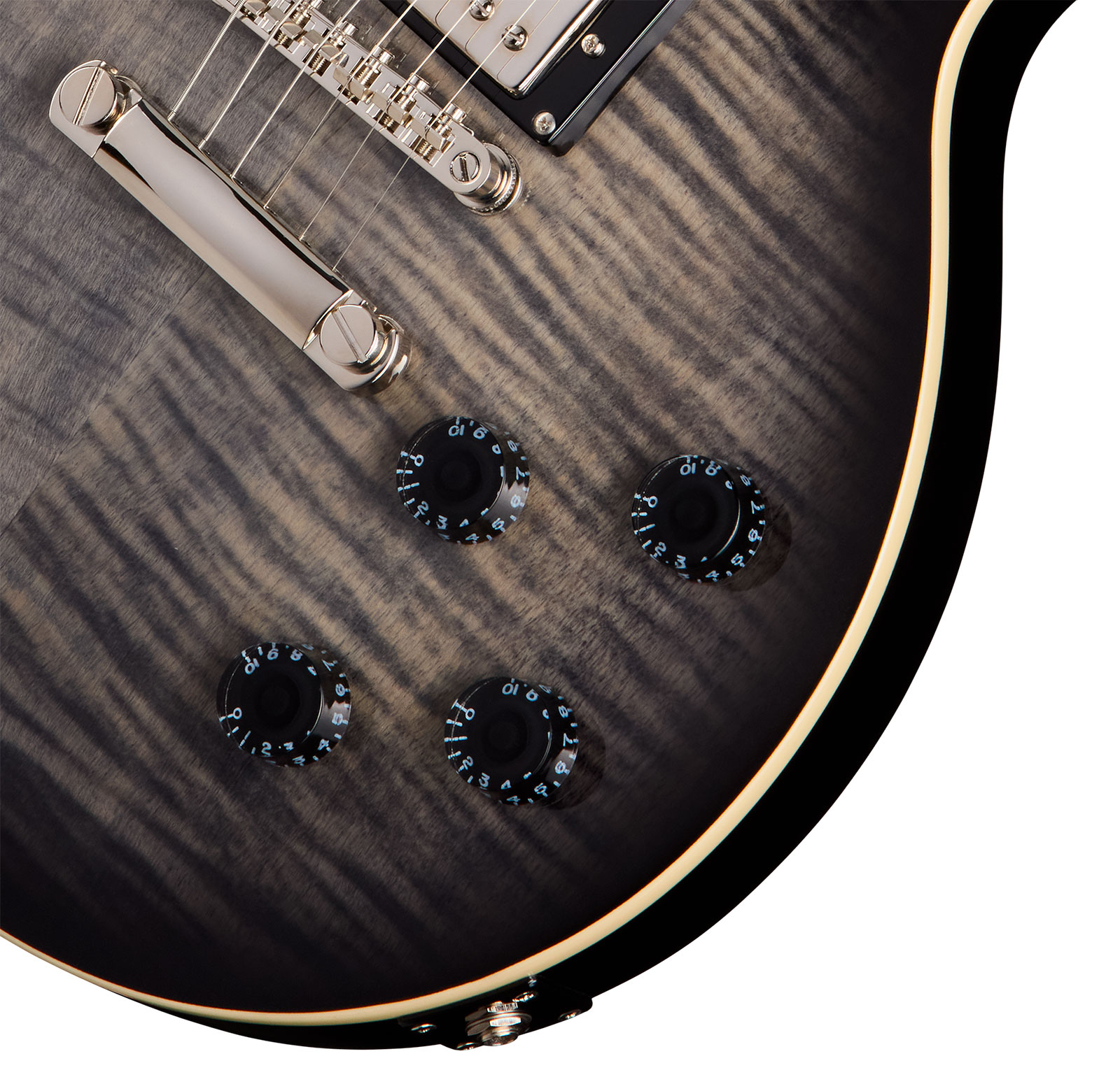 Epiphone Les Paul Tribute Plus Lh Gaucher Ibg 2h Ht Rw - Ebony Burst - Single-Cut-E-Gitarre - Variation 3