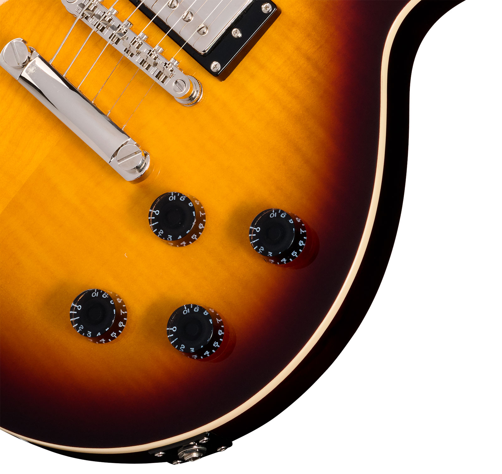 Epiphone Les Paul Tribute Plus Lh Gaucher Ibg 2h Ht Rw - Vintage Sunburst - Single-Cut-E-Gitarre - Variation 3