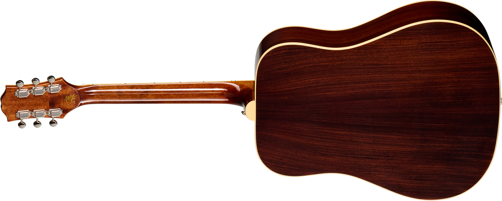 Epiphone Marcus King El Dorado Dreadnought Shsc Epicea Palissandre Rw - Antique Natural - Semi-Hollow E-Gitarre - Variation 1
