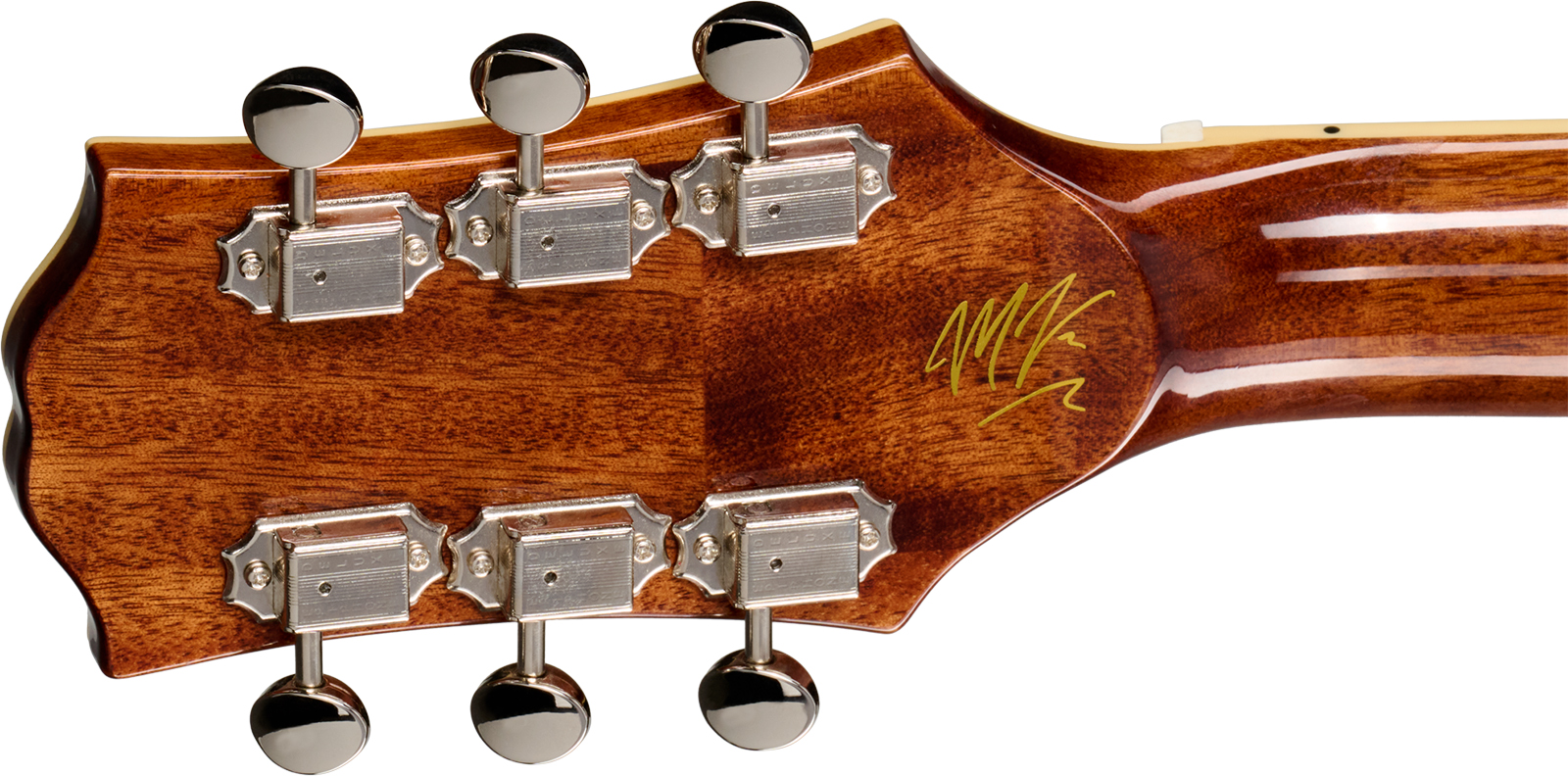 Epiphone Marcus King El Dorado Dreadnought Shsc Epicea Palissandre Rw - Antique Natural - Semi-Hollow E-Gitarre - Variation 6